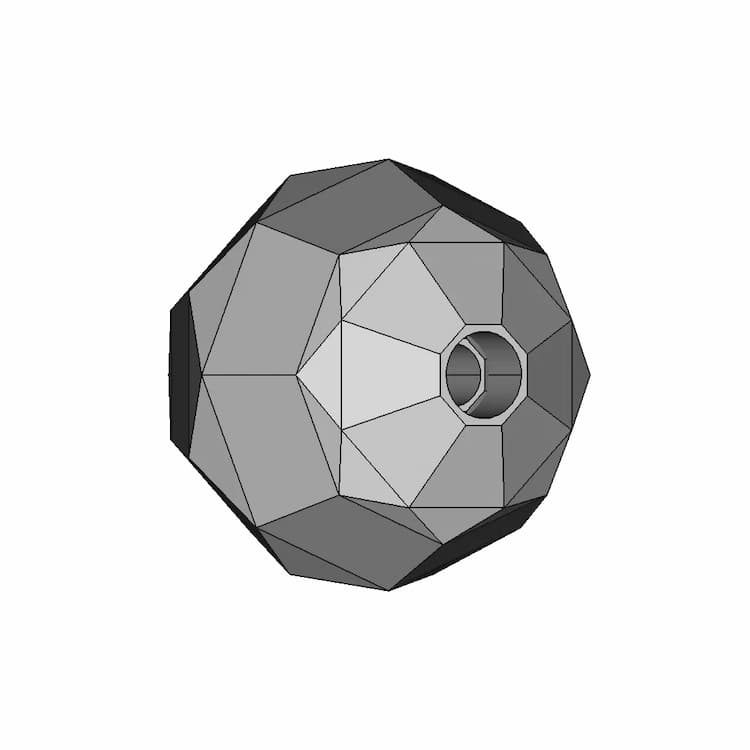 Swarovski #5000 | High-Quality CAD Model