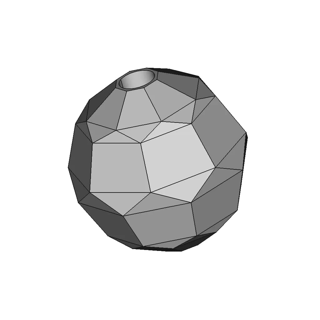 Swarovski #5000 | High-Quality CAD Model_60_30_degree_snapshot