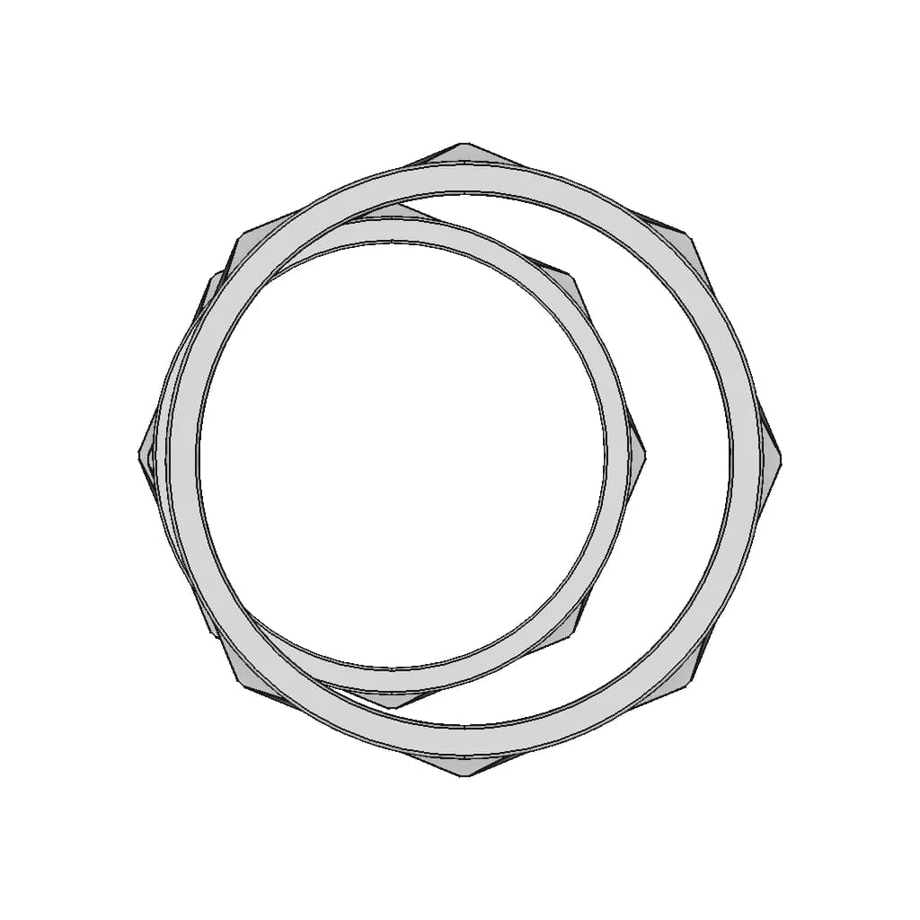 Polygon Ring | High-Quality CAD Model_270_0_degree_snapshot