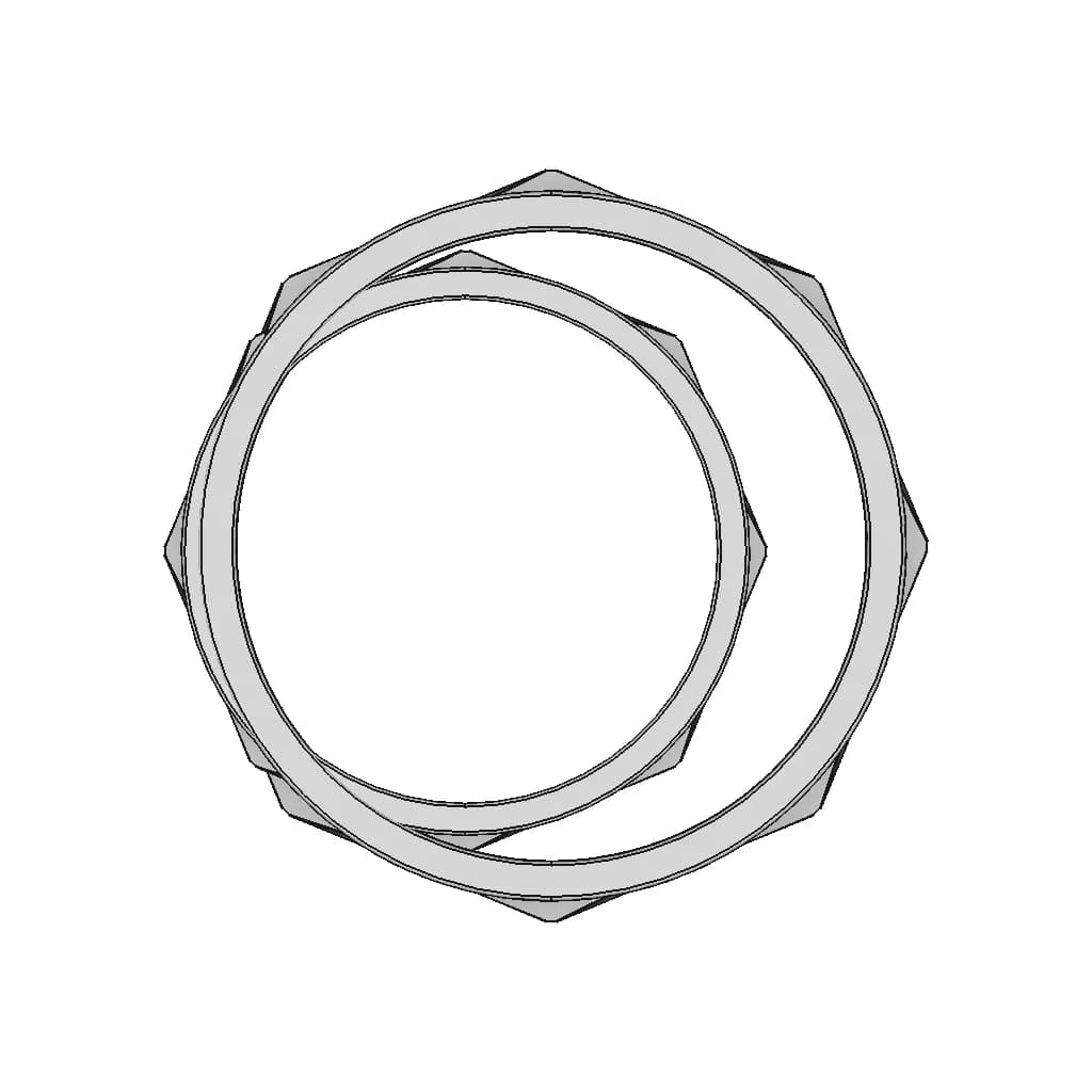Polygon Ring | High-Quality CAD Model_90_0_degree_snapshot