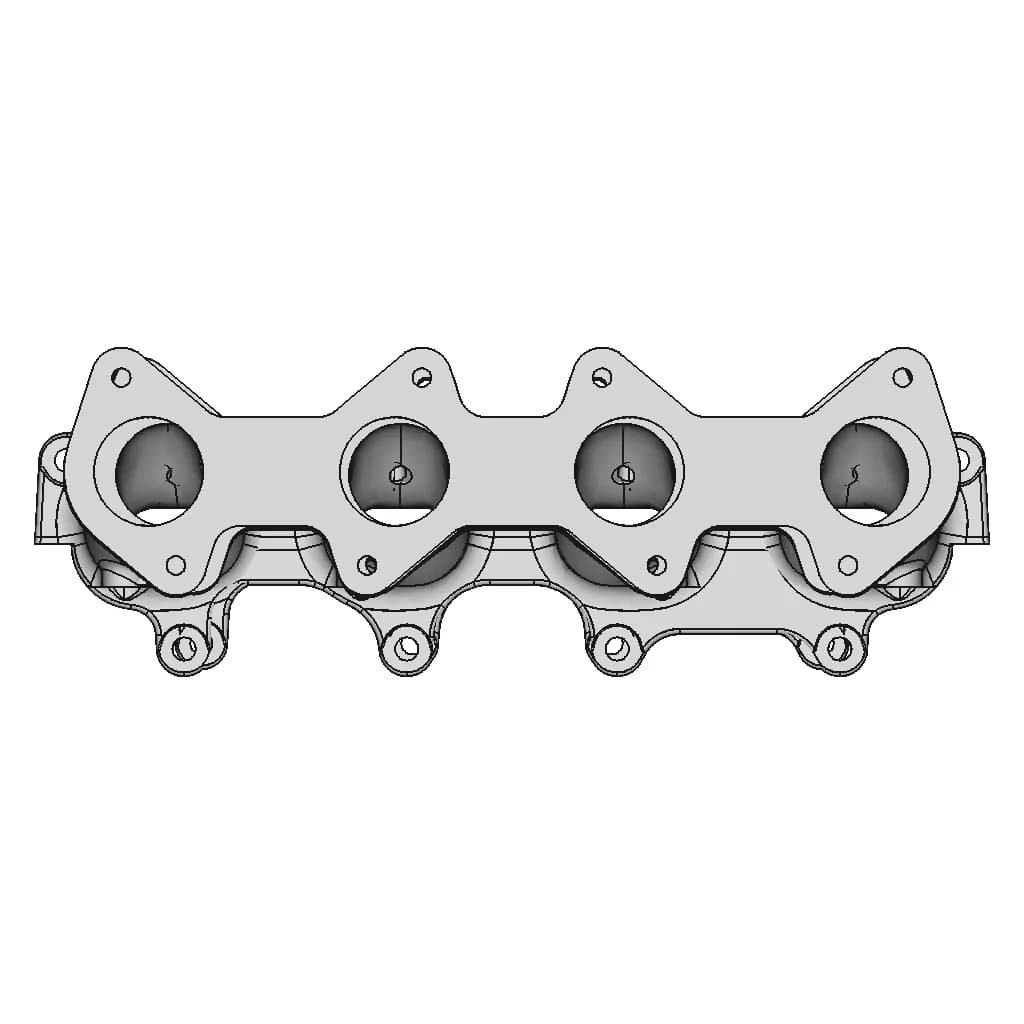 Mazda Mx-5 Miata Dcoe Weber Carburetor Intake Manifold | 3D Engineering Design File_0_0_degree_snapshot