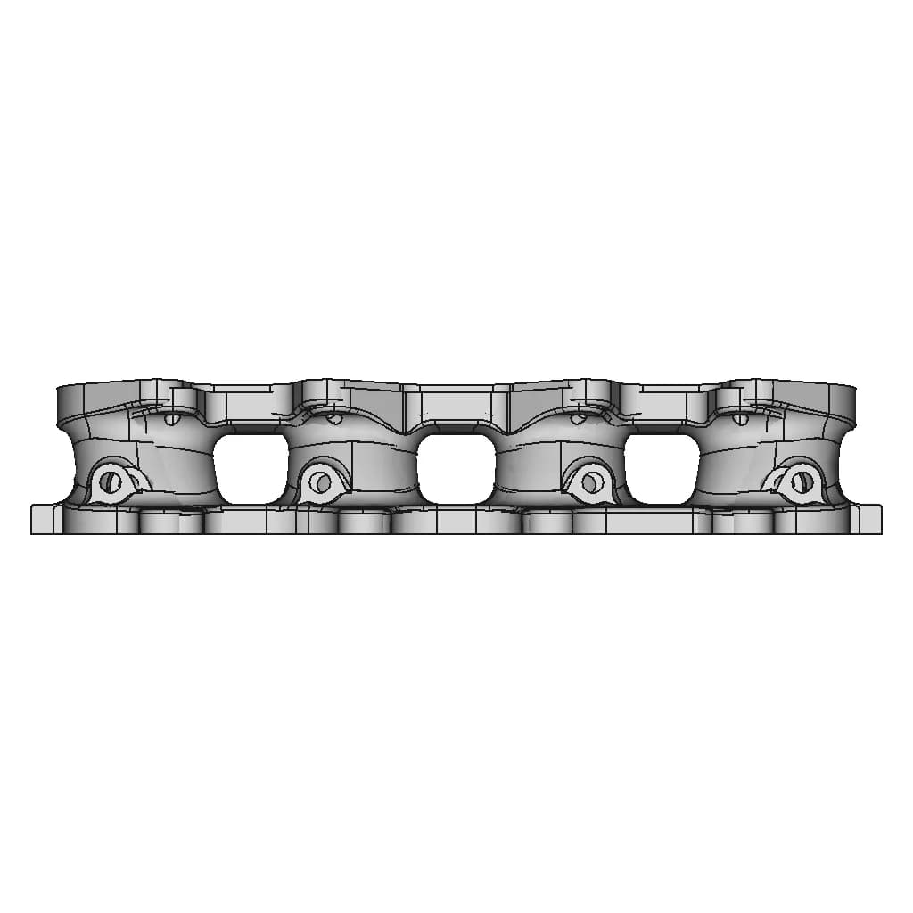 Mazda Mx-5 Miata Dcoe Weber Carburetor Intake Manifold | 3D Engineering Design File_90_0_degree_snapshot