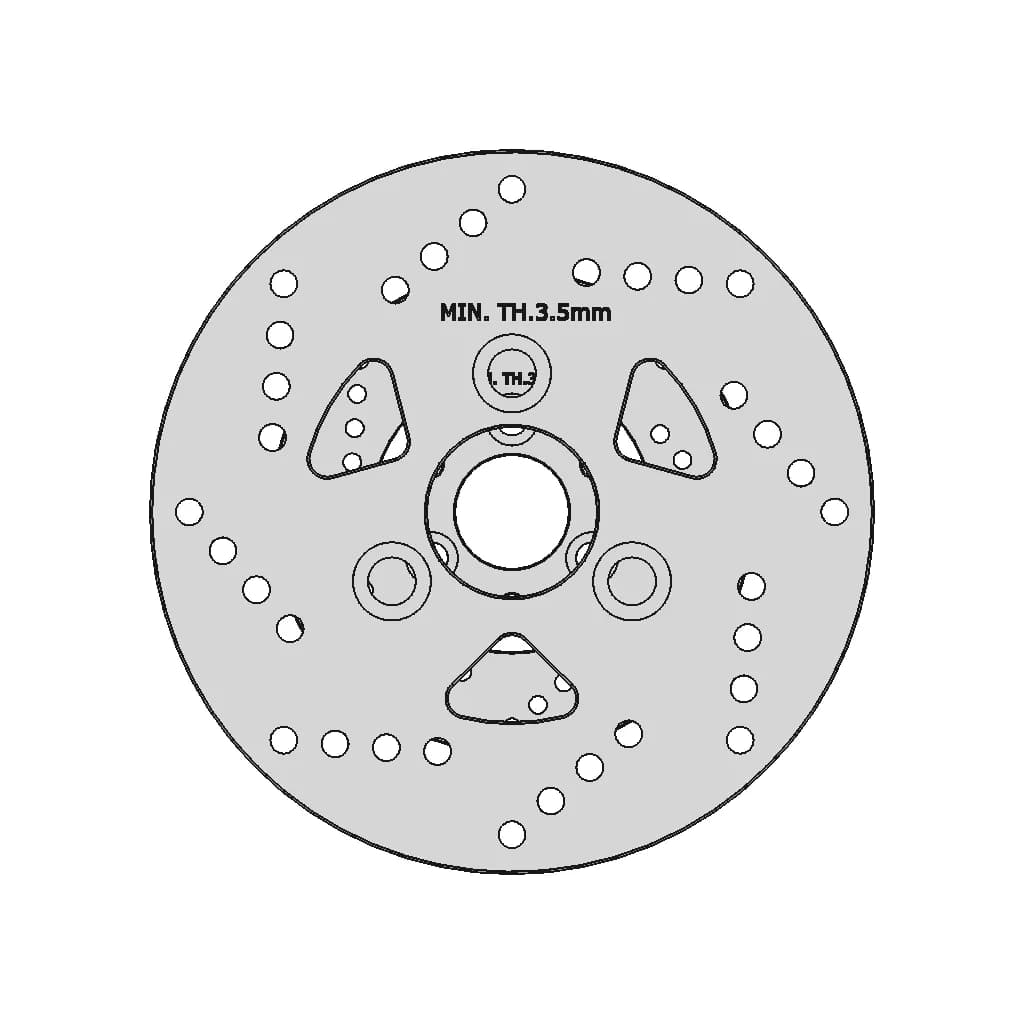 Disco De Freio Burgman 125 | 3D Engineering Design File_0_0_degree_snapshot