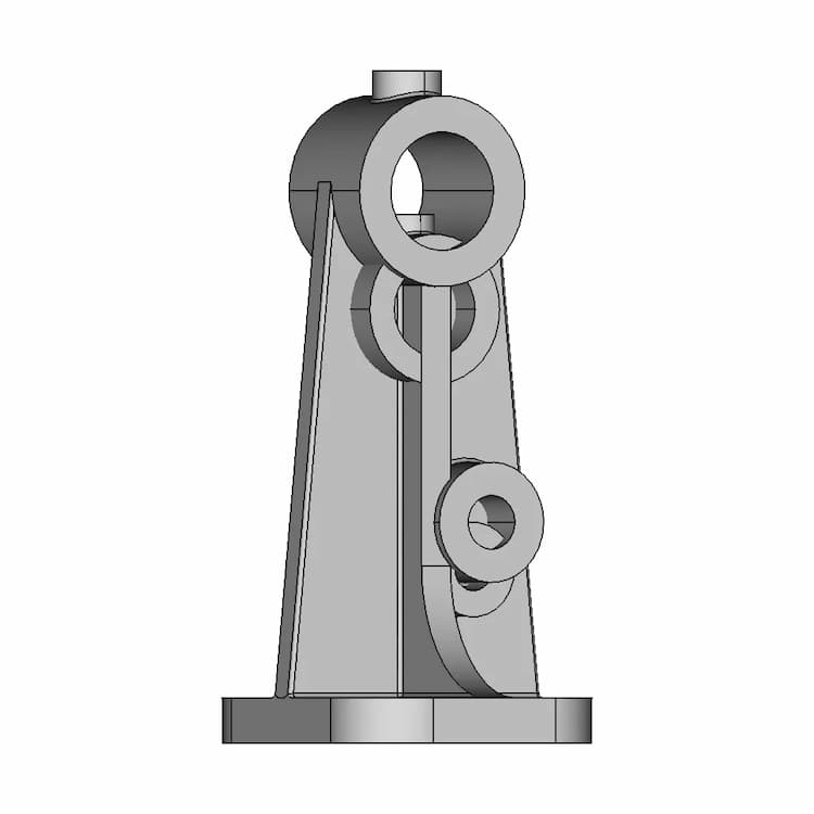 Solidworks Exercise 8 | Bearing Bracket | High-Quality CAD Model