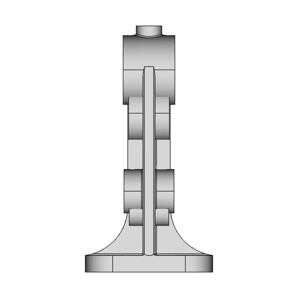 Solidworks Exercise 8 | Bearing Bracket | High-Quality CAD Model_0_270_degree_snapshot