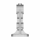 Solidworks Exercise 8 | Bearing Bracket | High-Quality CAD Model_0_270_degree_snapshot