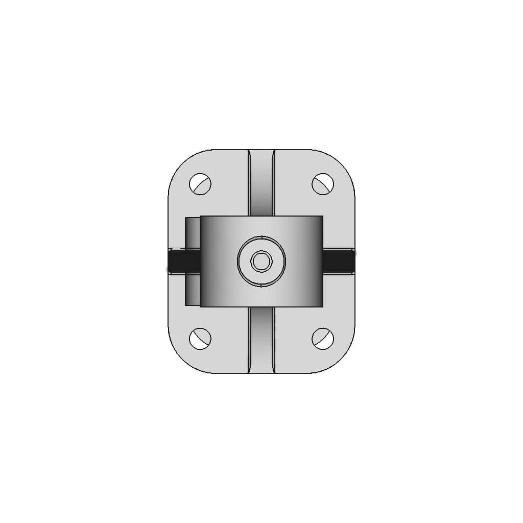 Solidworks Exercise 8 | Bearing Bracket | High-Quality CAD Model_270_0_degree_snapshot