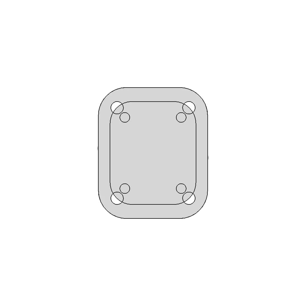 Solidworks Exercise 8 | Bearing Bracket | High-Quality CAD Model_90_0_degree_snapshot