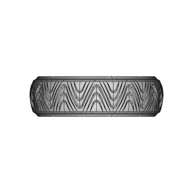 Interesting Pattern On A Ring | 3D Engineering Design File
