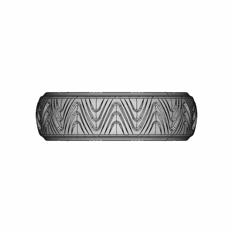 Interesting Pattern On A Ring | 3D Engineering Design File