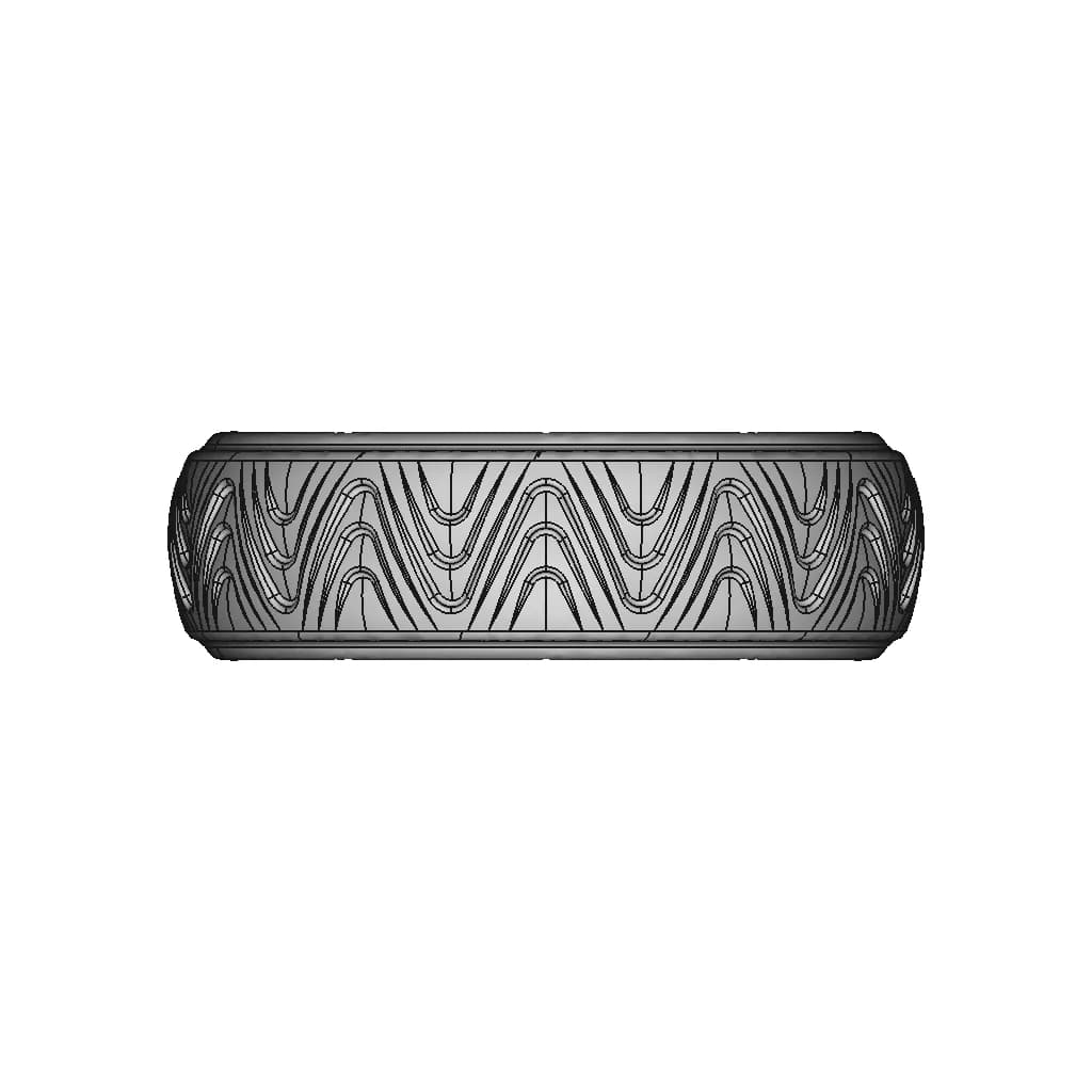 Interesting Pattern On A Ring | 3D Engineering Design File_0_270_degree_snapshot