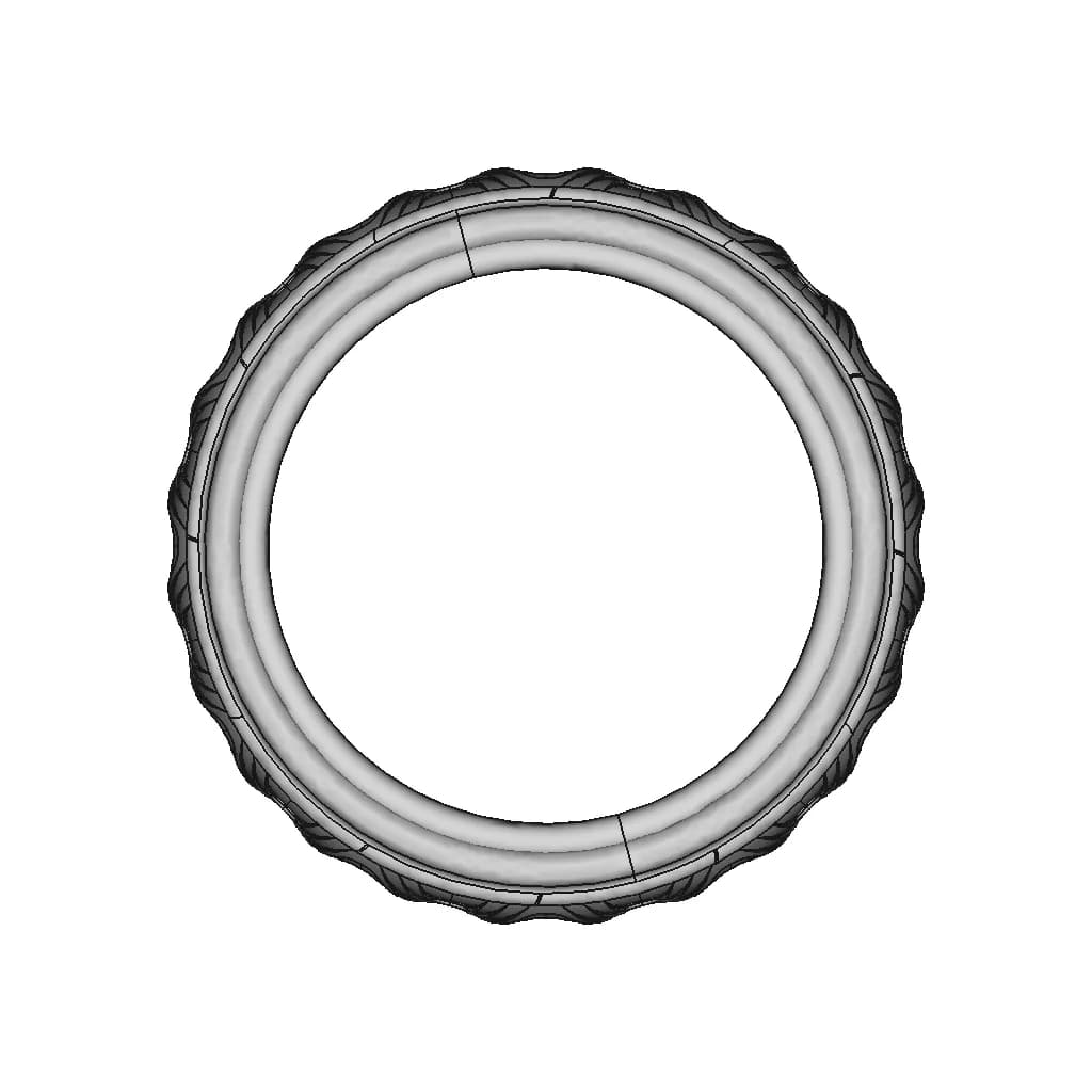 Interesting Pattern On A Ring | 3D Engineering Design File_270_0_degree_snapshot