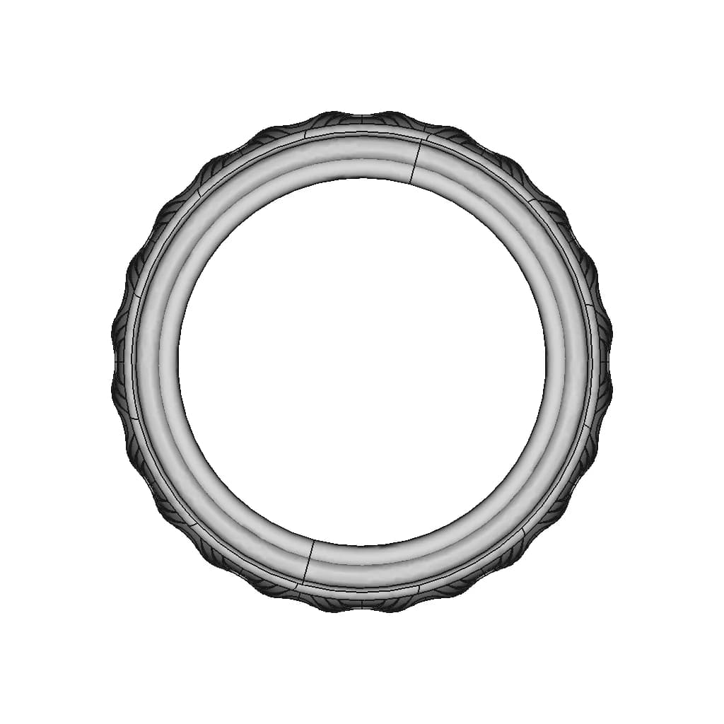 Interesting Pattern On A Ring | 3D Engineering Design File_90_0_degree_snapshot