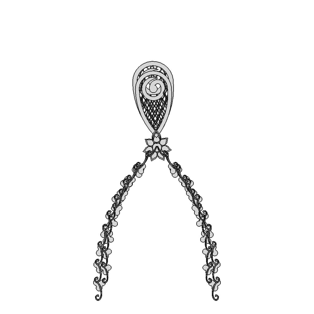 Necklace | High-Quality CAD Model_270_0_degree_snapshot