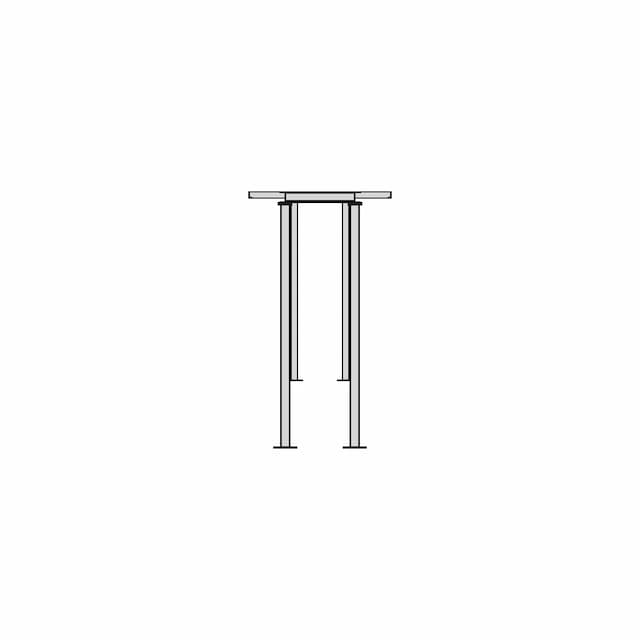Structure Under 15 Tons Uniform Load - Downloadable CAD Representation