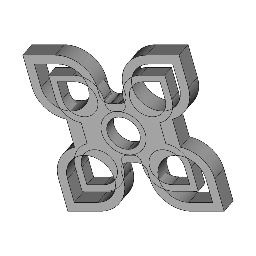 Jewellery Geometries And Shapes - Downloadable CAD Representation_60_30_degree_snapshot