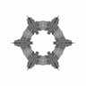 Crystalline Hexagonal Ring Design 01 - Standard Mechanical Component_0_0_degree_snapshot