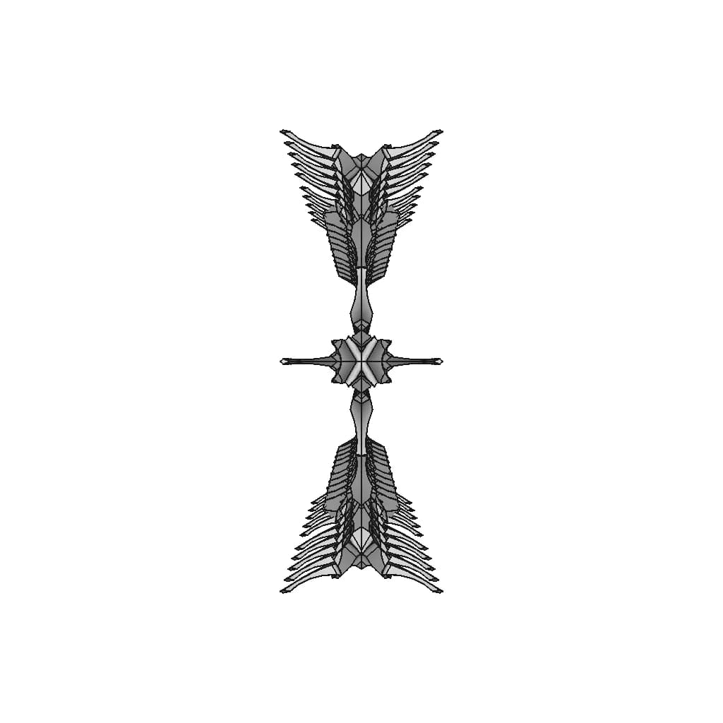 Crystalline Hexagonal Ring Design 01 - Standard Mechanical Component_0_90_degree_snapshot
