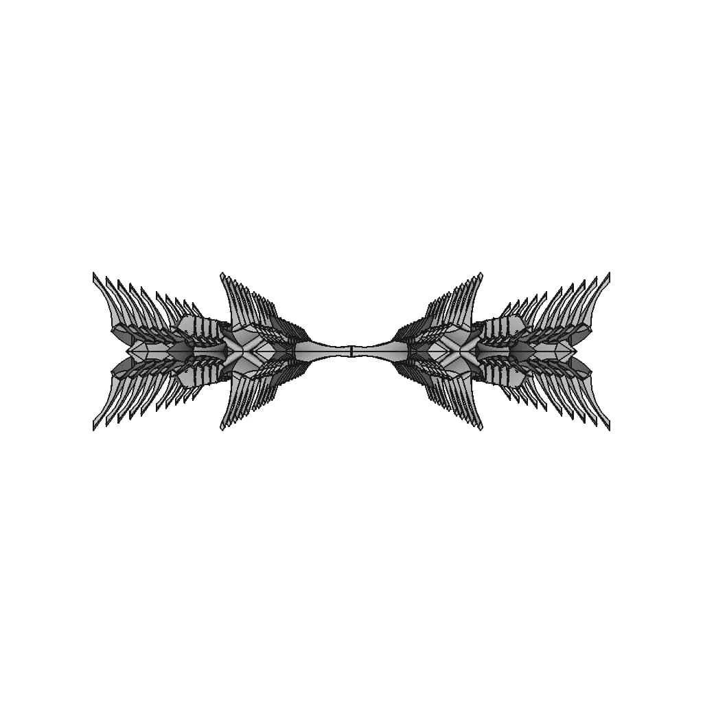 Crystalline Hexagonal Ring Design 01 - Standard Mechanical Component_270_0_degree_snapshot
