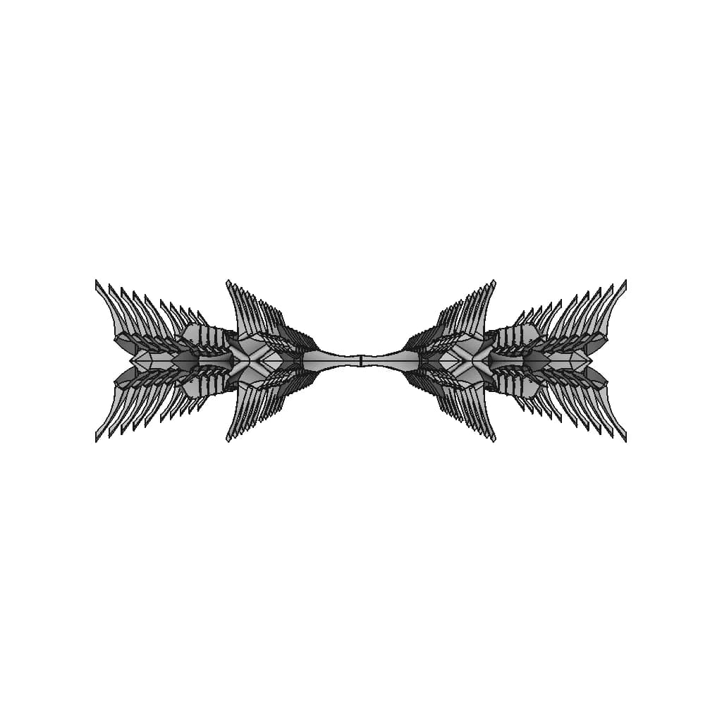 Crystalline Hexagonal Ring Design 01 - Standard Mechanical Component_90_0_degree_snapshot