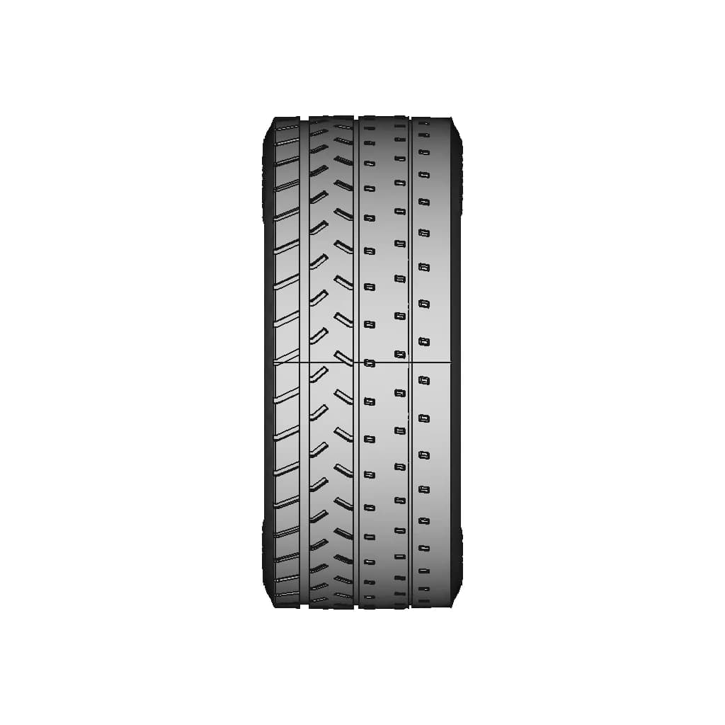 Pirelli P7 Corsa Classic 235/45R15 - Downloadable CAD Representation_0_90_degree_snapshot