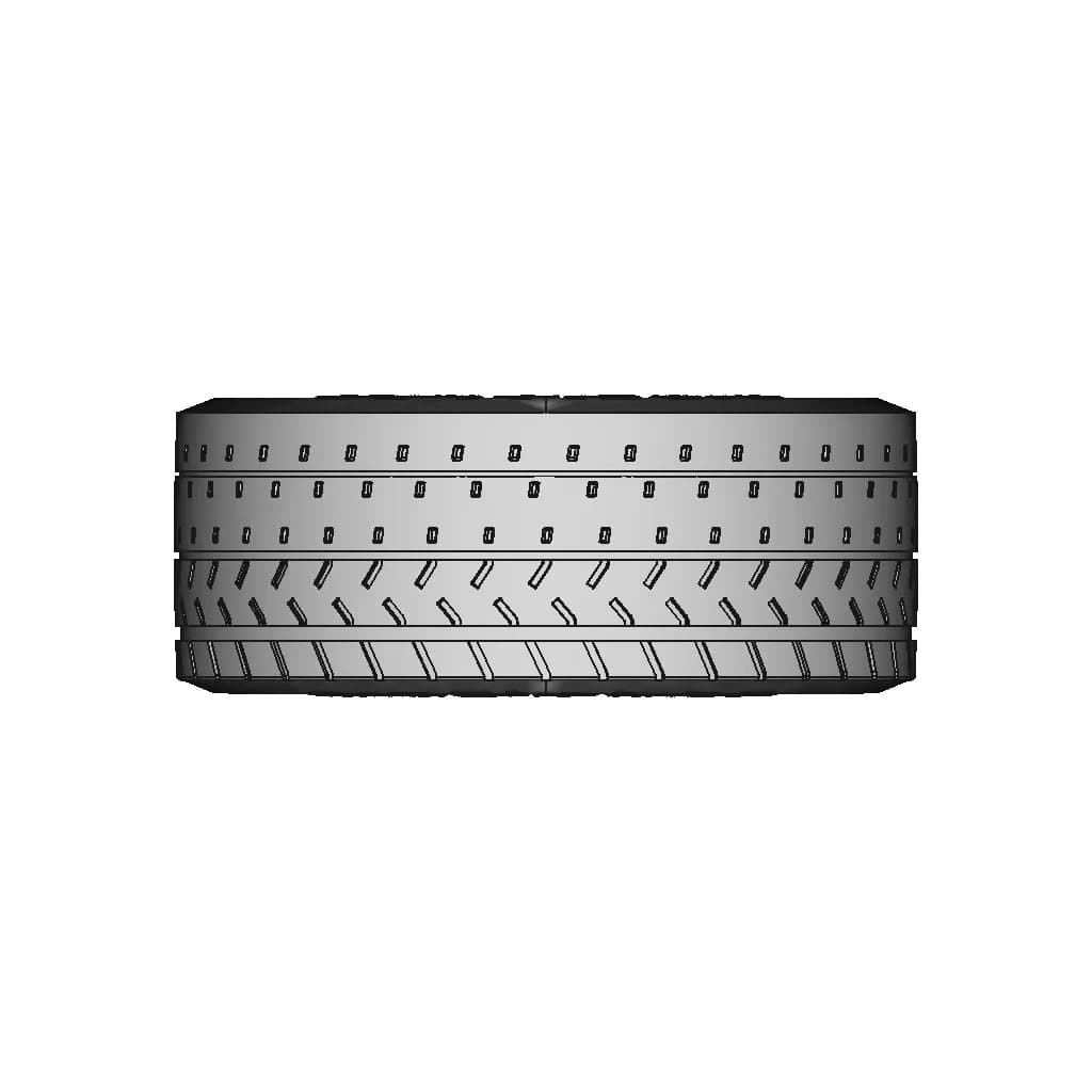 Pirelli P7 Corsa Classic 235/45R15 - Downloadable CAD Representation_270_0_degree_snapshot