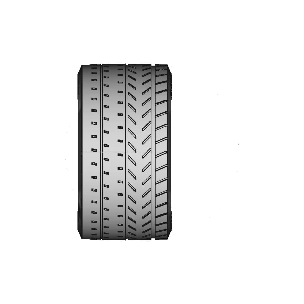 Fiat 131 Abarth Gr.4 Cromodora Rear Wheels 11X15 | 3D Engineering Design File_0_0_degree_snapshot