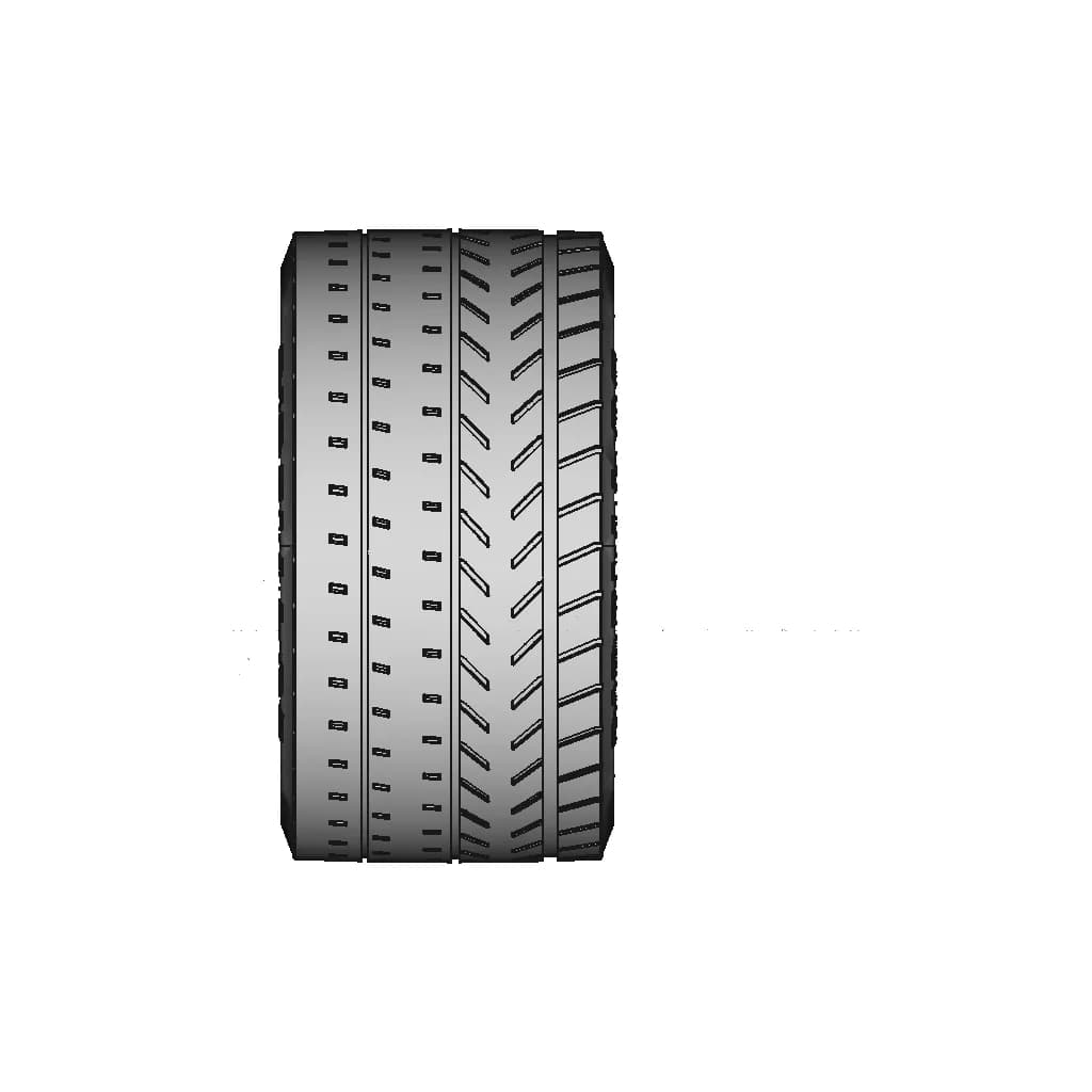 Fiat 131 Abarth Gr.4 Cromodora Rear Wheels 11X15 | 3D Engineering Design File_270_0_degree_snapshot