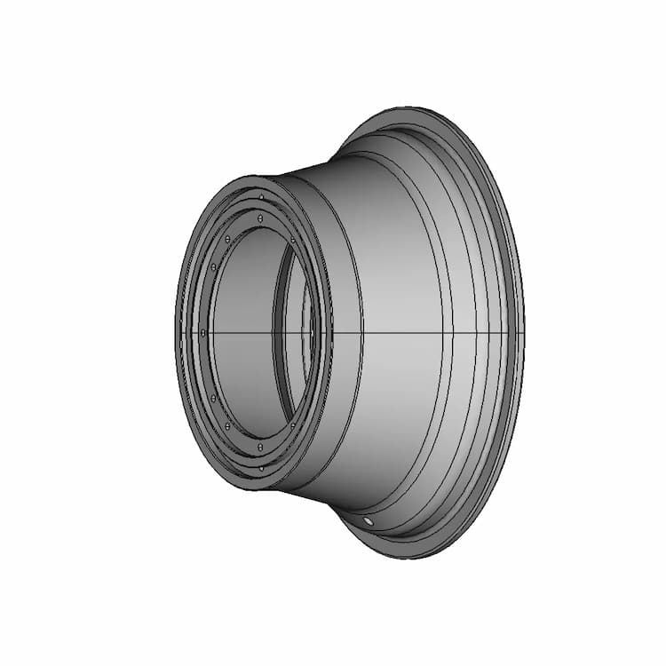Fiat 131 Abarth Gr.4 Cromodora Wheels Lip 6X15 | 3D Engineering Design File