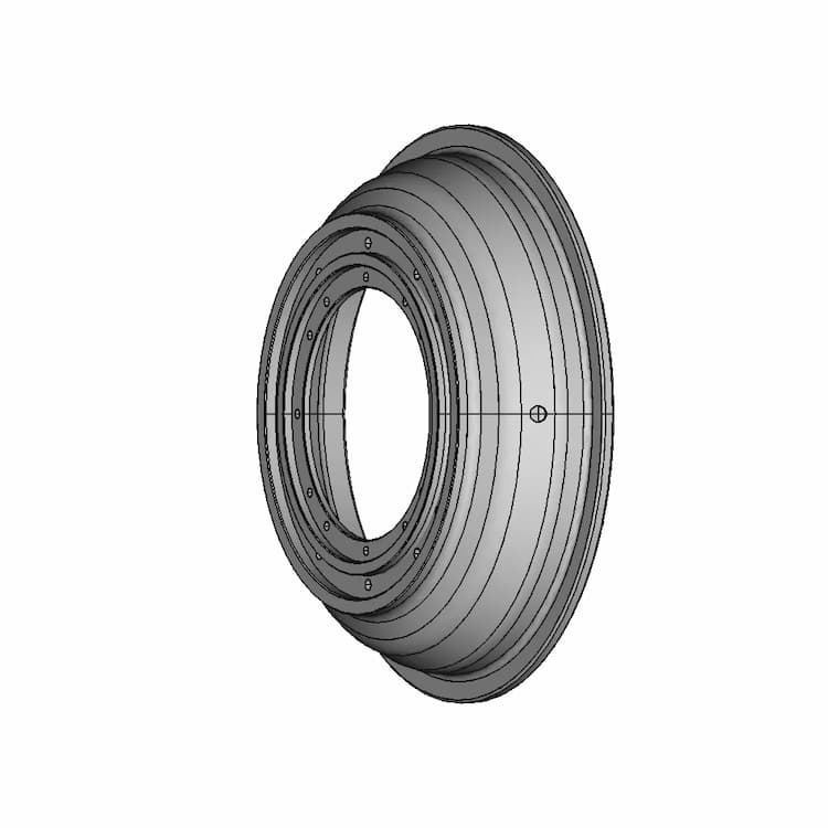 Fiat 131 Abarth Gr.4 Cromodora Wheels Lip 3X15 - Standard Mechanical Component
