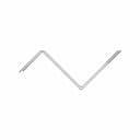Business Card Holder In Hammered White Gold - Standard Mechanical Component_270_0_degree_snapshot