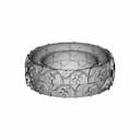 Porcelain Flower Relief Ring | High-Quality CAD Model_0_0_degree_snapshot