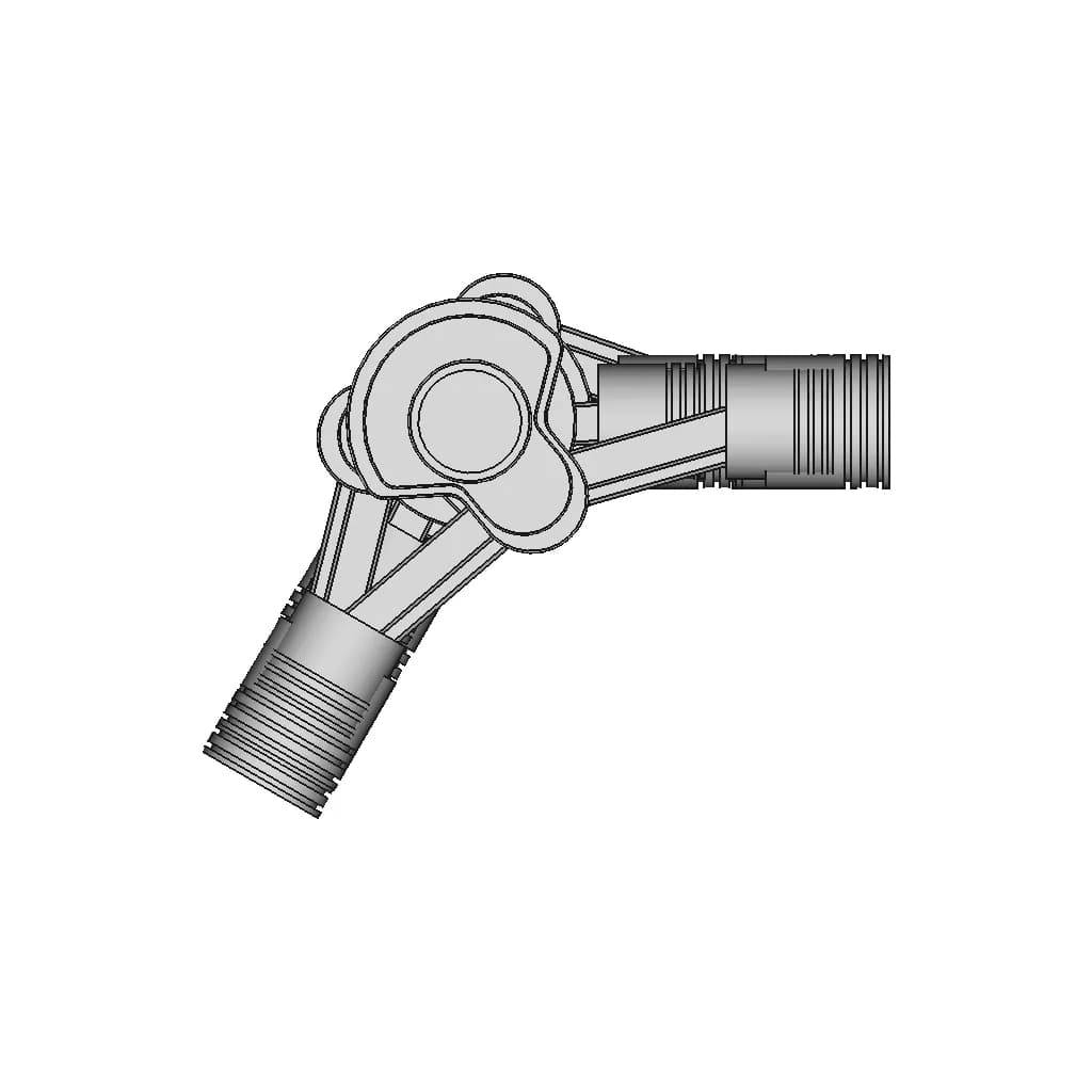 V Type Piston-Crankshaft Assembly | 3D Engineering Design File_270_0_degree_snapshot
