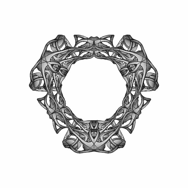 Organic Shape Decoration | 3D Engineering Design File