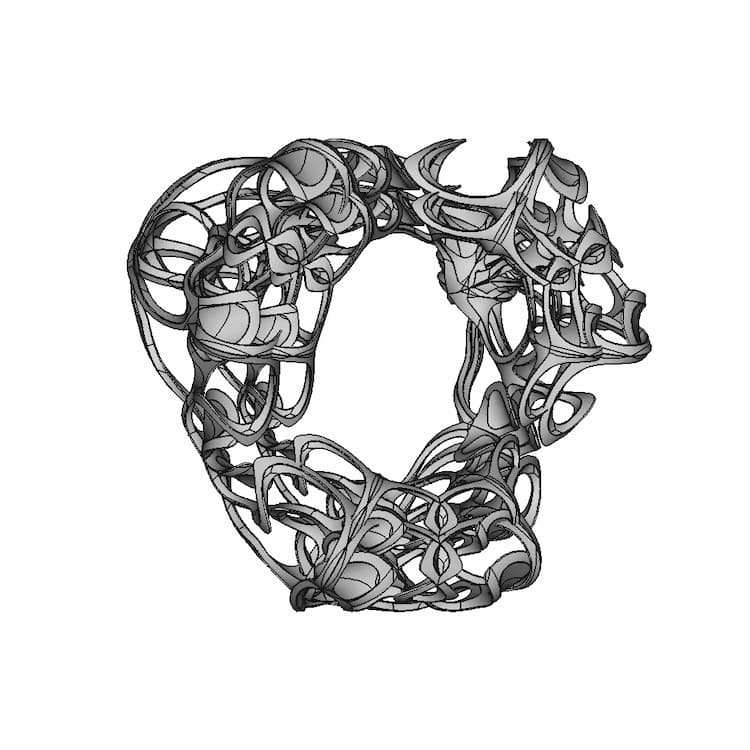 Organic Shape Decoration | 3D Engineering Design File
