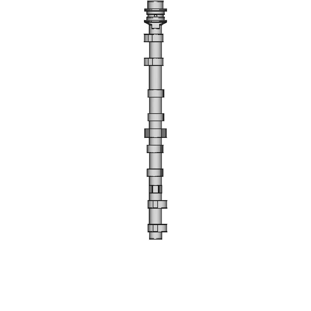 P48B25 Racing Cam Set | High-Quality CAD Model_0_0_degree_snapshot