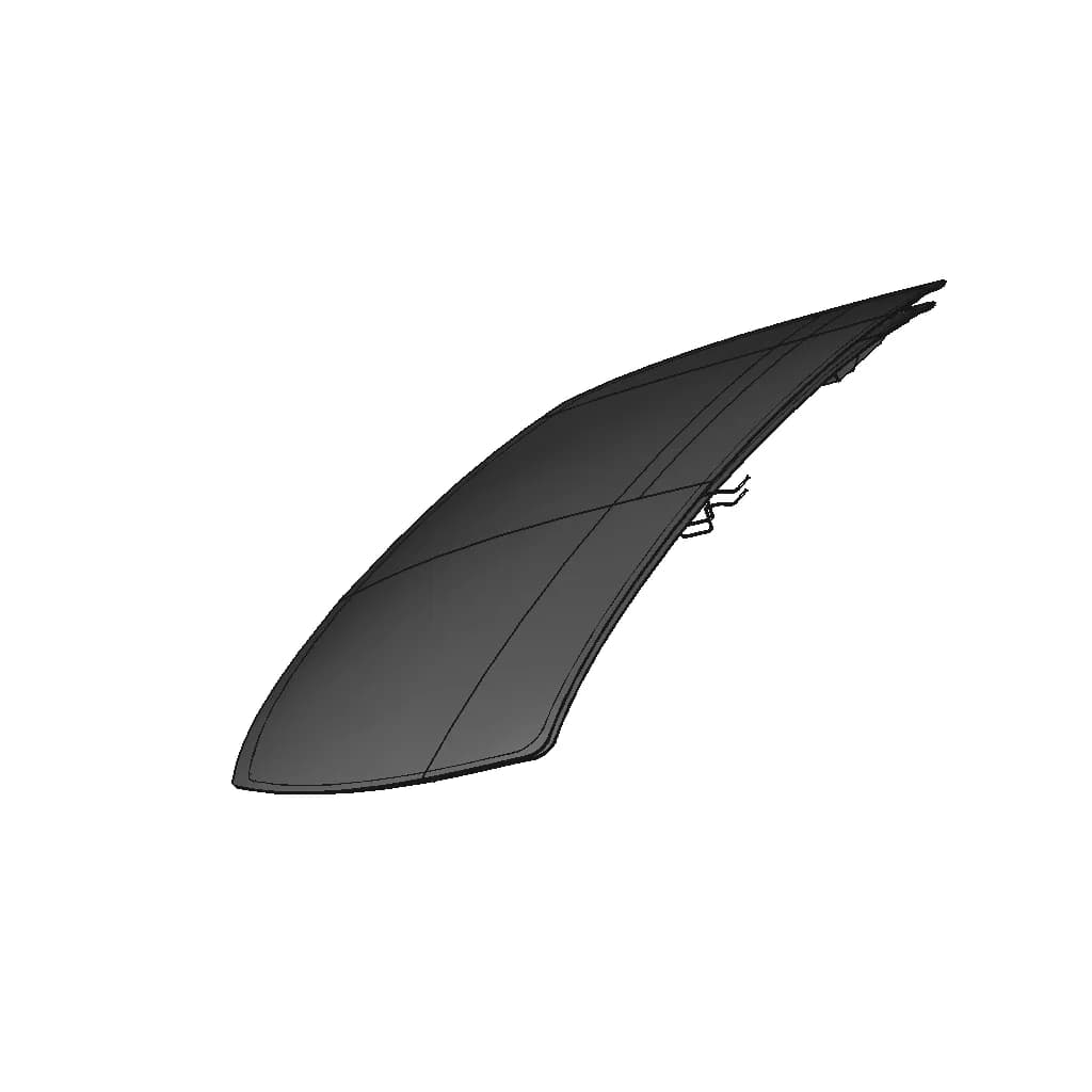 Bonet/Hood Panel Design | High-Quality CAD Model_60_30_degree_snapshot