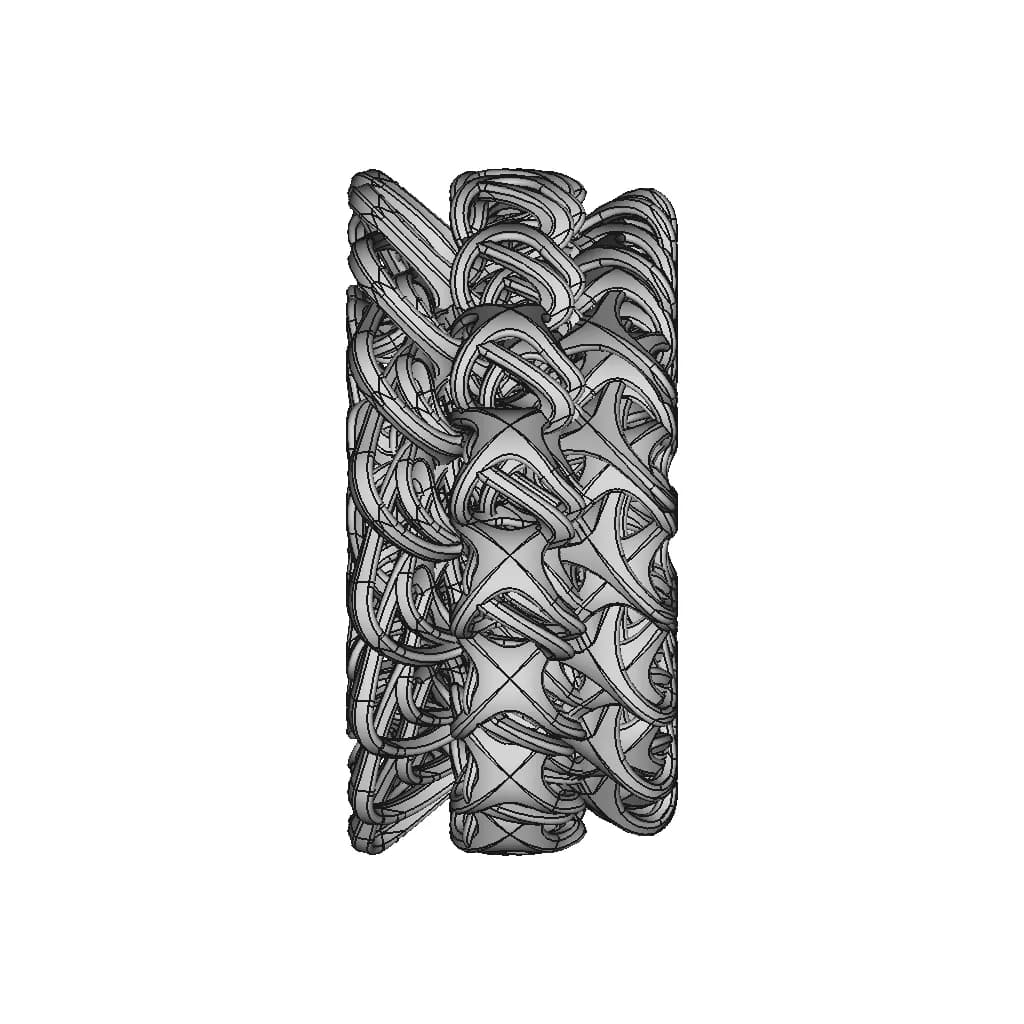 Organic Ring Designs 9+10+11 - Standard Mechanical Component_0_90_degree_snapshot