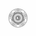 Alfa Romeo Group A Center Lock Hub Part 3 - Assembly - Downloadable CAD Representation_0_90_degree_snapshot