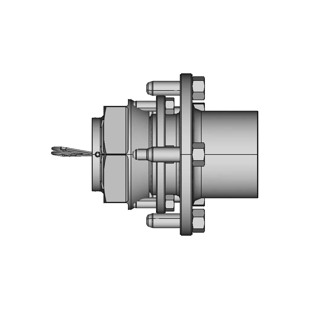 Alfa Romeo Group A Center Lock Hub Part 3 - Assembly - Downloadable CAD Representation_270_0_degree_snapshot