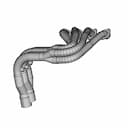 Выпускной Коллектор Smoke Muffler Indonesia (Suzuki Gsx1300) | 3D Engineering Design File_60_30_degree_snapshot