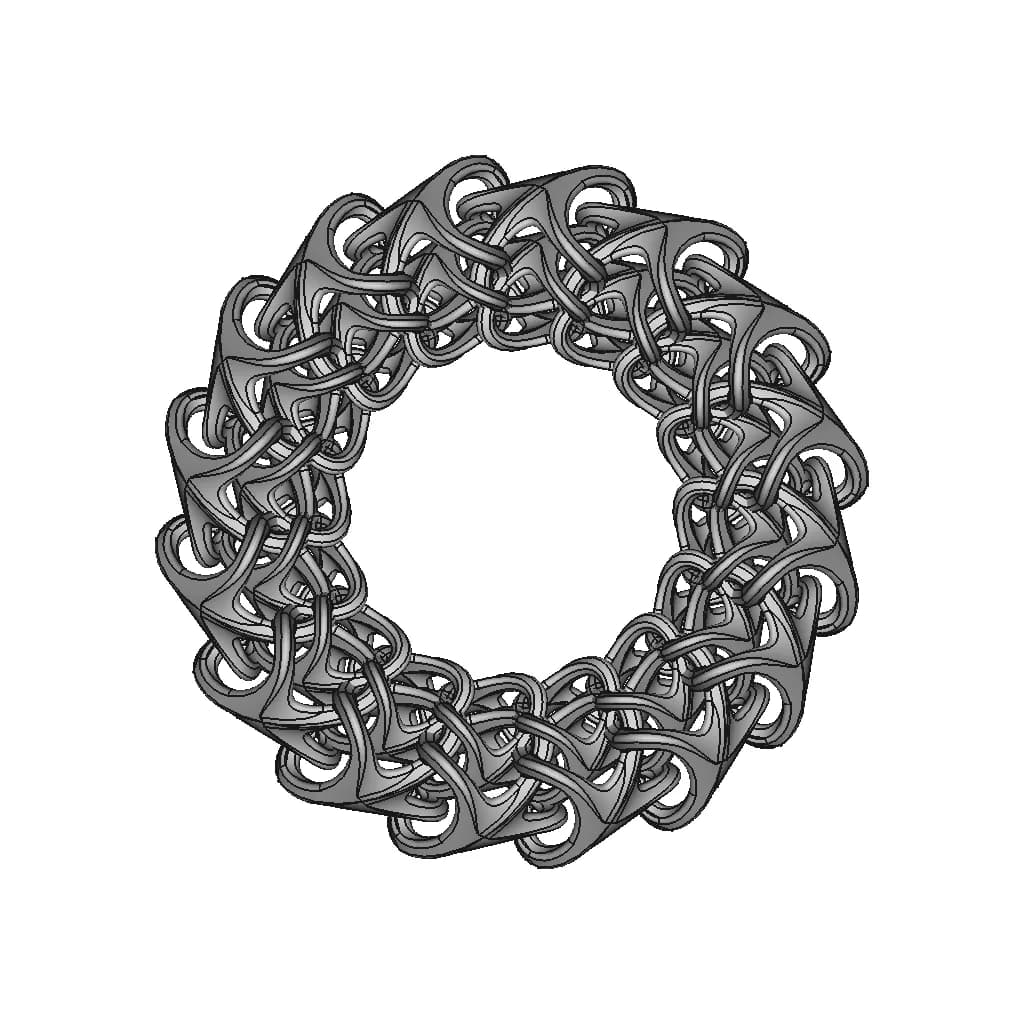 Organic Ring Design 11 | 3D Engineering Design File_0_0_degree_snapshot