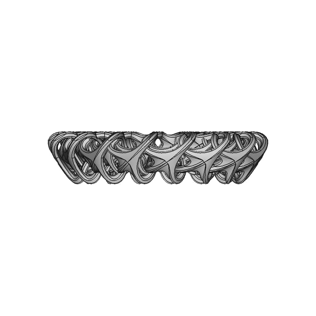 Organic Ring Design 11 | 3D Engineering Design File_270_0_degree_snapshot
