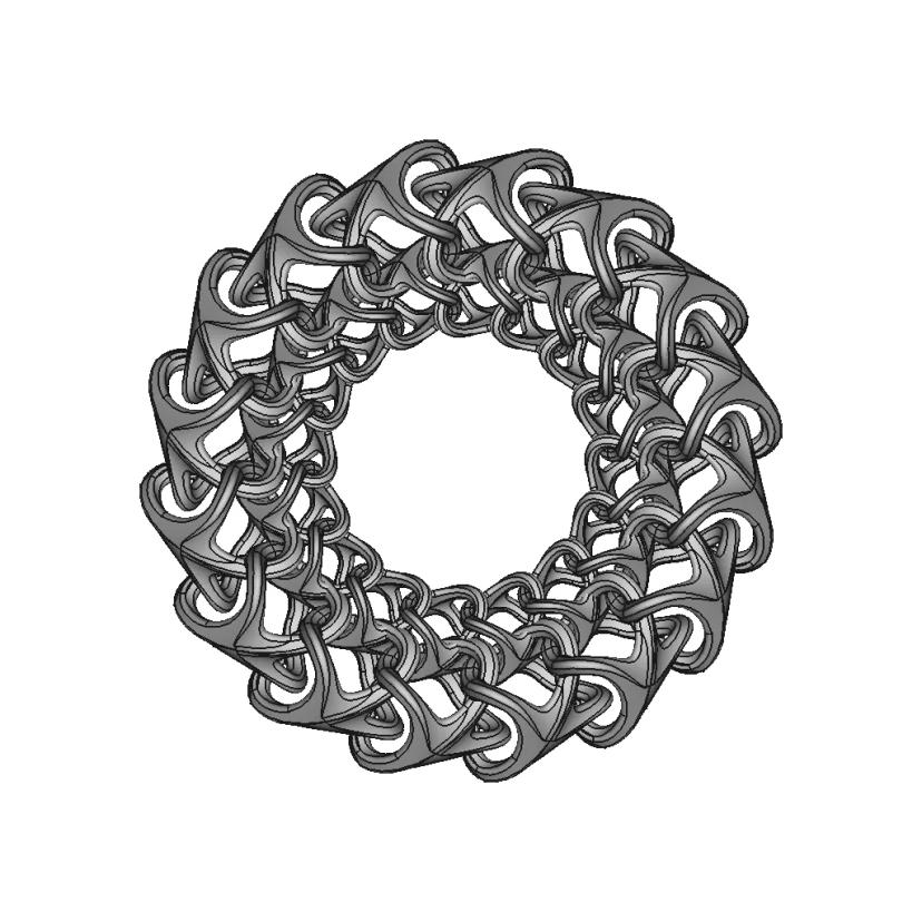 Organic Ring Design 10 - Downloadable CAD Representation