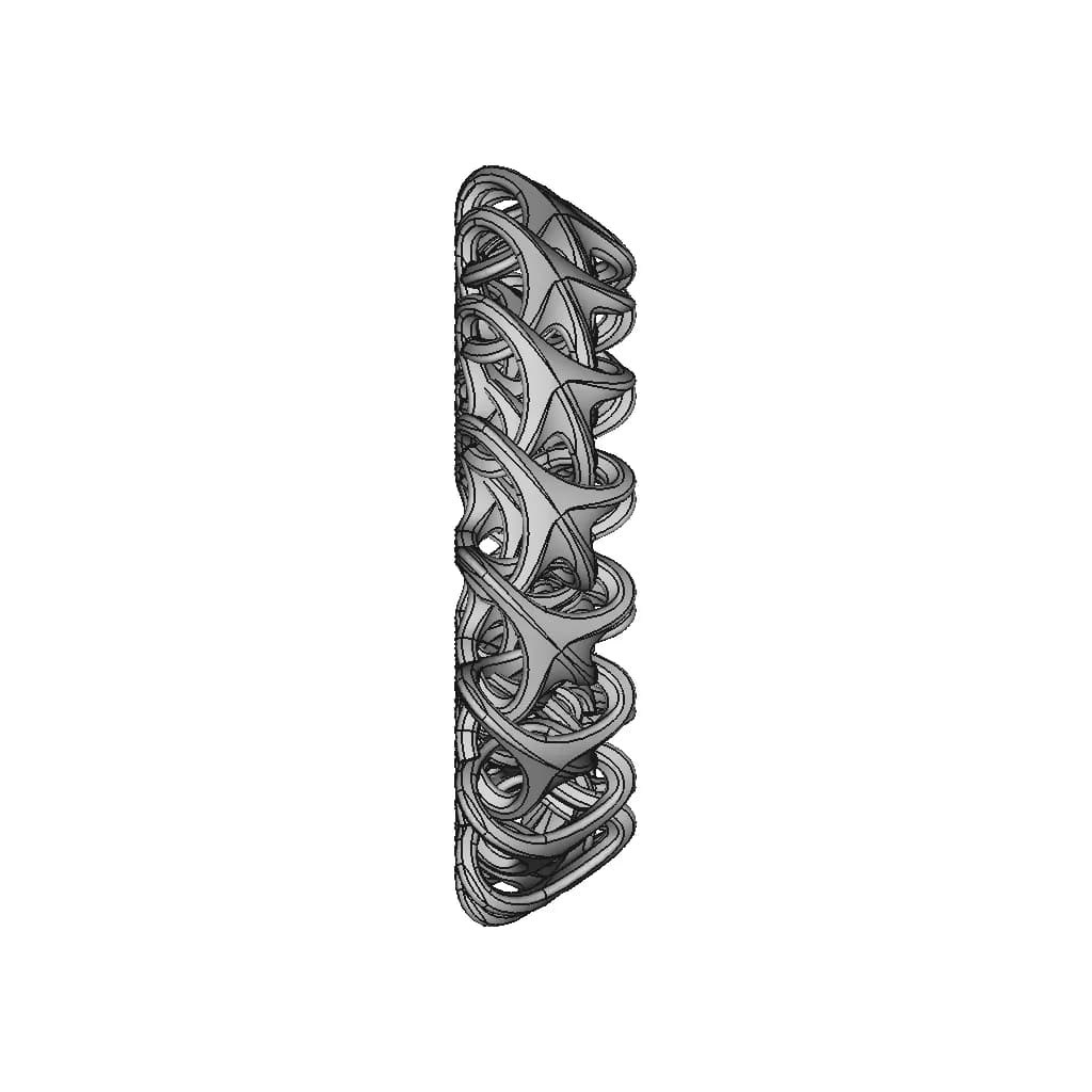 Organic Ring Design 10 - Downloadable CAD Representation_0_270_degree_snapshot