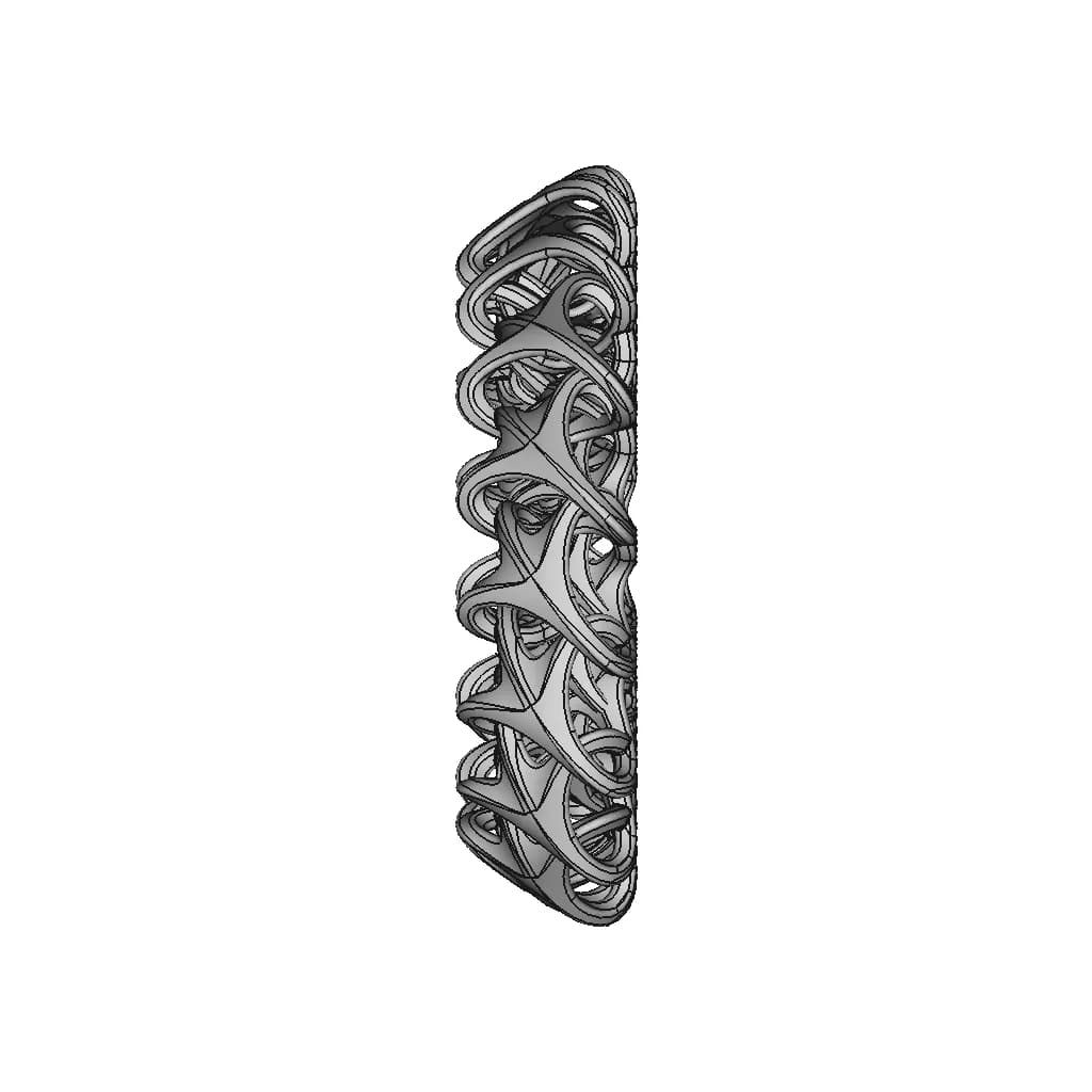 Organic Ring Design 10 - Downloadable CAD Representation_0_90_degree_snapshot