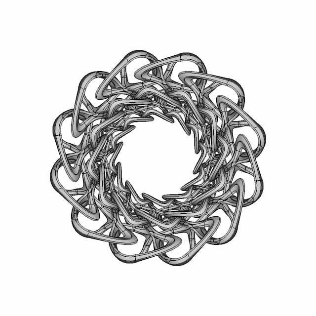 Organic Ring Design 09 - Standard Mechanical Component