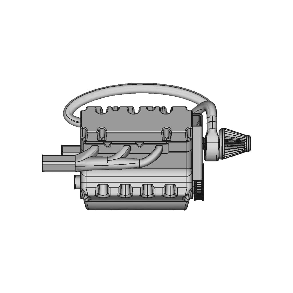 V6 Engine | 3D Engineering Design File_0_0_degree_snapshot