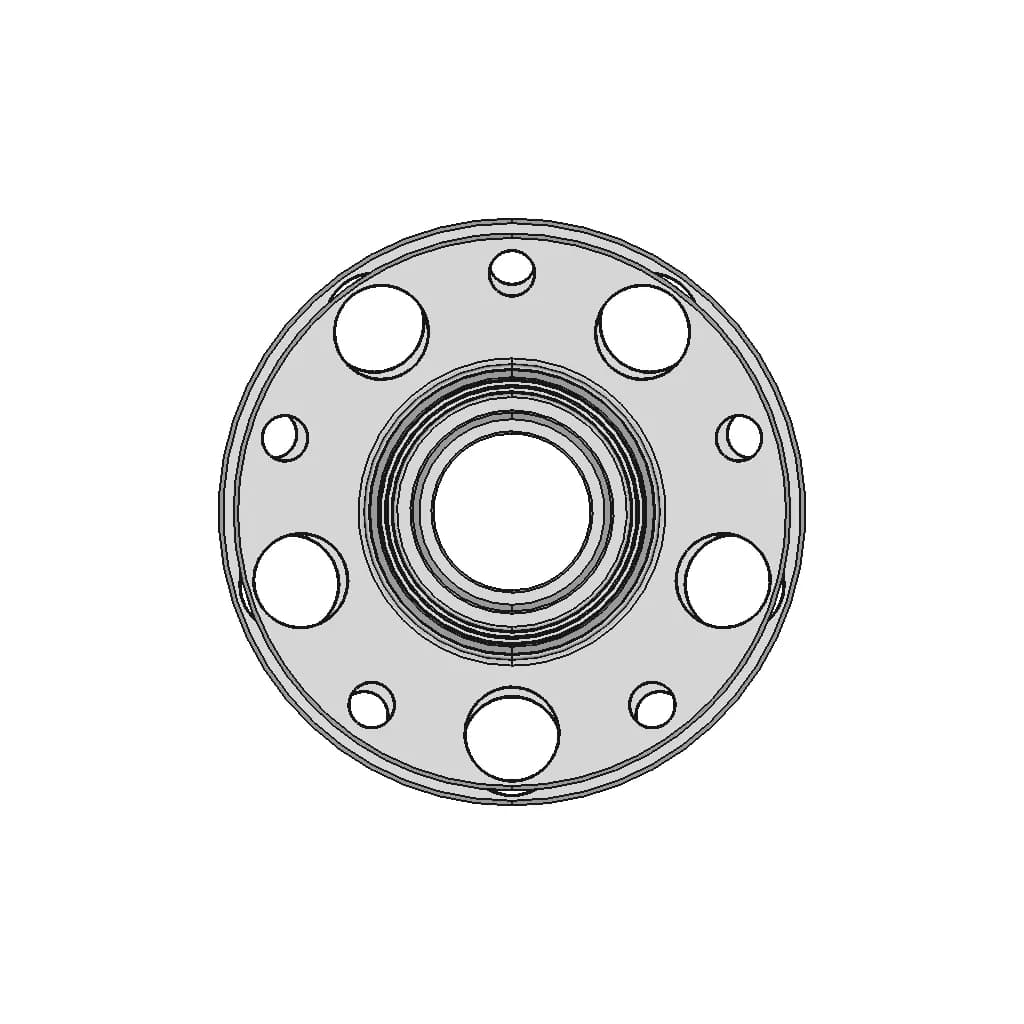 Alfa Romeo Group.A Center Lock Hub - Standard Mechanical Component_0_270_degree_snapshot