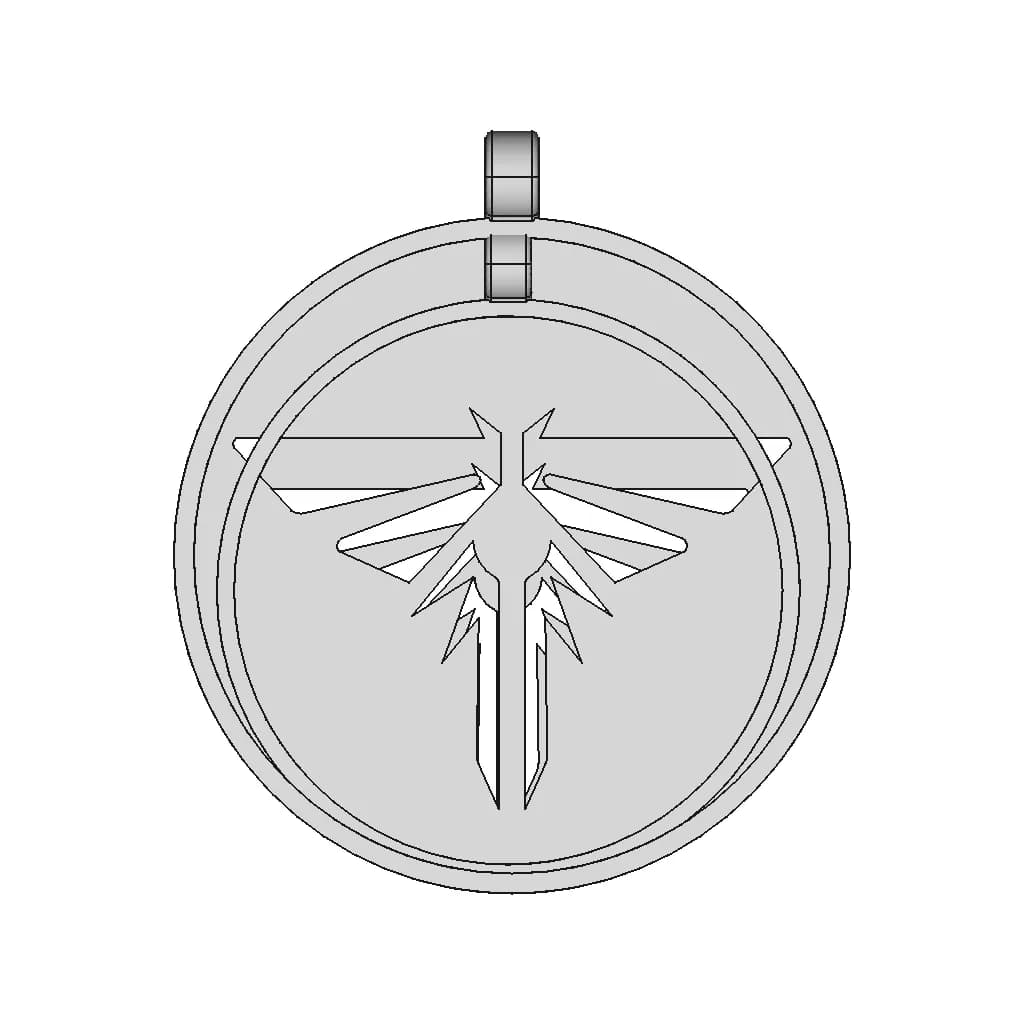 Firefly Necklace The Last Of Us | 3D Engineering Design File_0_0_degree_snapshot